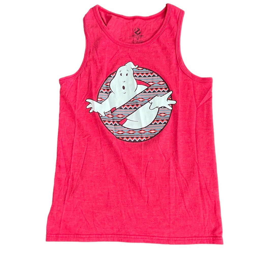 Ghostbusters red tank top size medium unisex